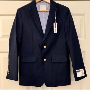 NWT Izod regular fit Navy blazer boys size 16